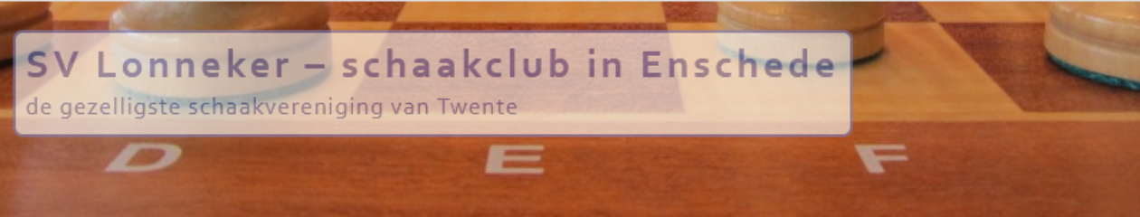 SV Lonneker – schaakclub in Enschede